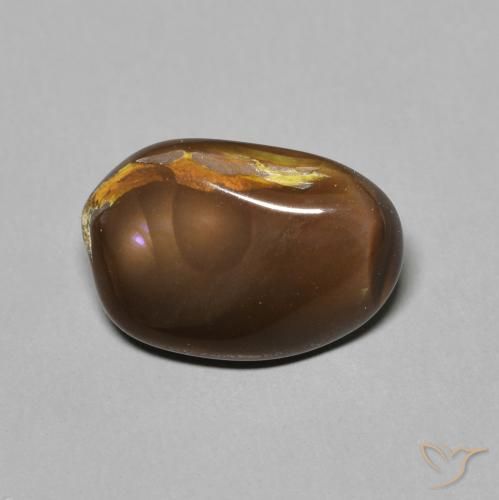 2.69ct Natural Multicolorido Ágata de fogo, Chique, Opaco