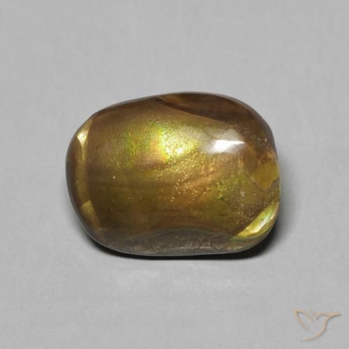 2.41ct Natural Multicolorido Ágata de fogo, Chique, Opaco