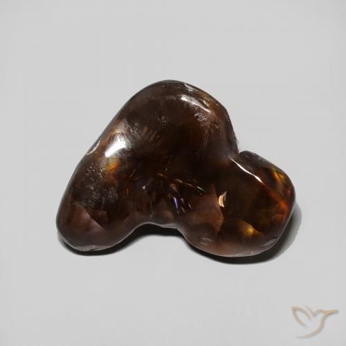 5.35ct Natural Multicolorido Ágata de fogo, Chique, Opaco