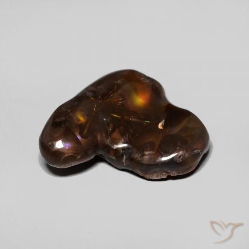 Ágata de fogo Multicolorido Natural 5.35ct, Chique, Opaco
