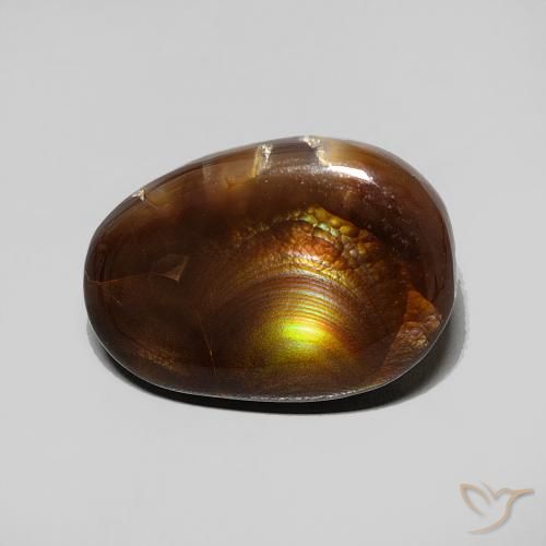 4.57ct Natural Multicolorido Ágata de fogo, Chique, Opaco