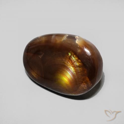 Ágata de fogo Multicolorido Natural 4.57ct, Chique, Opaco