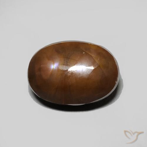 3.25ct Natural Multicolorido Ágata de fogo, oval, Opaco