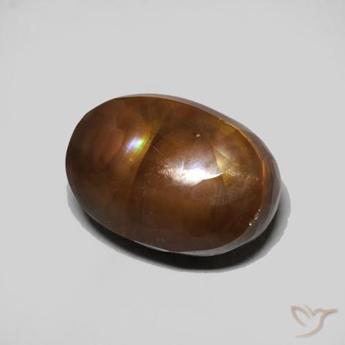 Ágata de fogo Multicolorido Natural 3.25ct, oval, Opaco