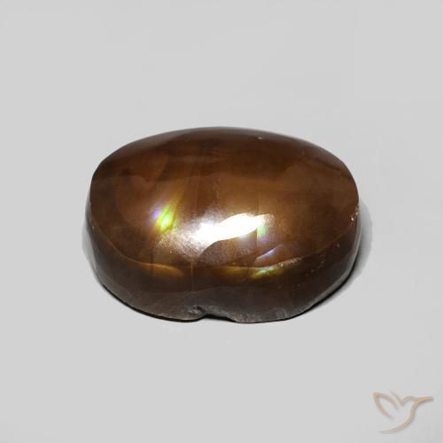 Ágata de fogo Multicolorido Natural 3.25ct, oval, Opaco