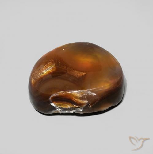 Ágata de fogo Multicolorido Natural 5.28ct, Chique, Opaco