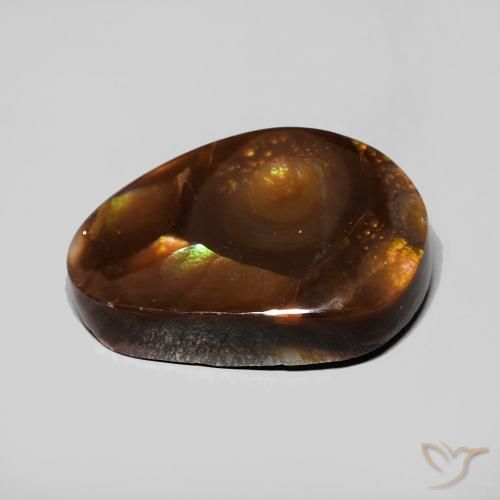 Ágata de fogo Multicolorido Natural 6.54ct, Chique, Opaco