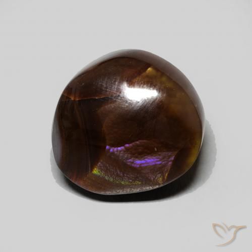 5.47ct Natural Multicolorido Ágata de fogo, Chique, Opaco