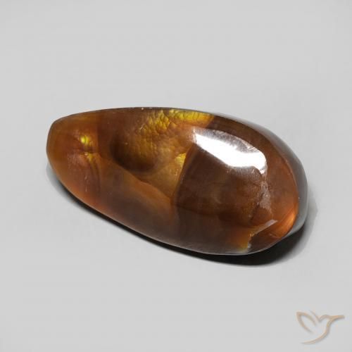 Ágata de fogo Multicolorido Natural 6.88ct, Chique, Opaco