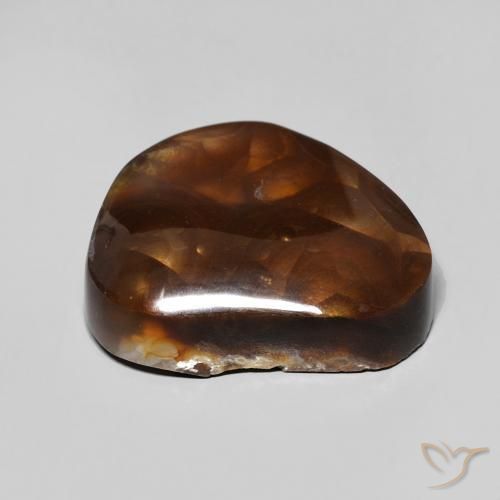 Ágata de fogo Multicolorido Natural 8.87ct, Chique, Opaco