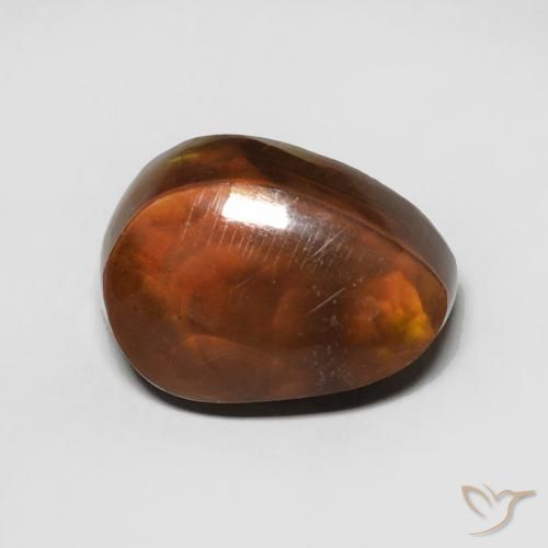 4.32ct Natural Multicolorido Ágata de fogo, Chique, Opaco