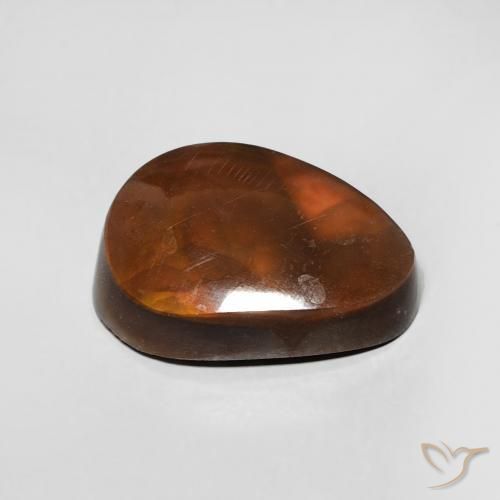 Ágata de fogo Multicolorido Natural 4.32ct, Chique, Opaco