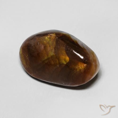 Ágata de fogo Multicolorido Natural 7.16ct, Chique, Opaco