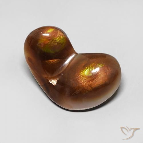 Ágata de fogo Multicolorido Natural 6.52ct, Chique, Opaco