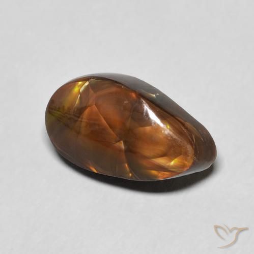 Ágata de fogo Multicolorido Natural 4.45ct, Chique, Opaco