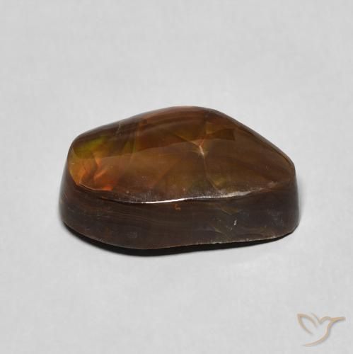Ágata de fogo Multicolorido Natural 4.45ct, Chique, Opaco
