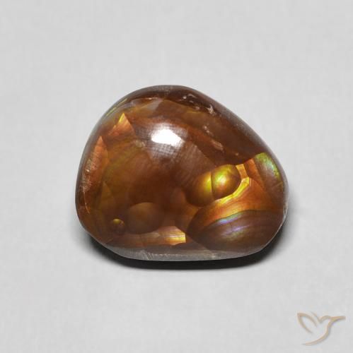 4.91ct Natural Multicolorido Ágata de fogo, Chique, Opaco