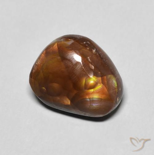 Ágata de fogo Multicolorido Natural 4.91ct, Chique, Opaco