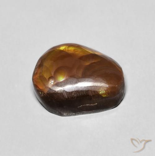 Ágata de fogo Multicolorido Natural 4.91ct, Chique, Opaco