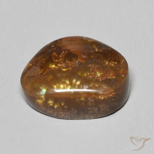 Ágata de fogo Multicolorido Natural 8.46ct, Chique, Opaco
