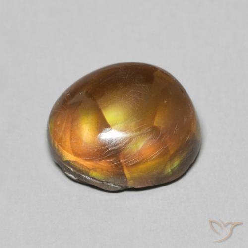 Ágata de fogo Multicolorido Natural 4.08ct, Chique, Opaco