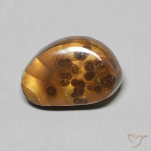 5.12ct Natural Multicolorido Ágata de fogo, Chique, Opaco