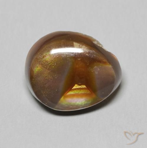 6.13ct Natural Multicolorido Ágata de fogo, Chique, Opaco