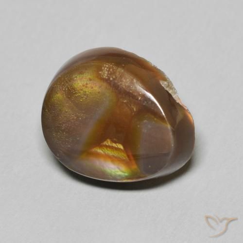 Ágata de fogo Multicolorido Natural 6.13ct, Chique, Opaco