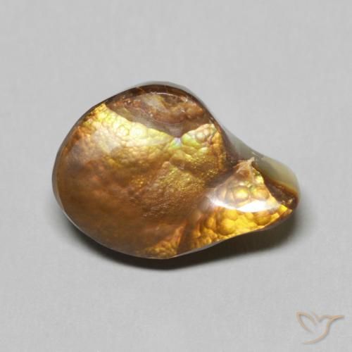 6.47ct Natural Multicolorido Ágata de fogo, Chique, Opaco