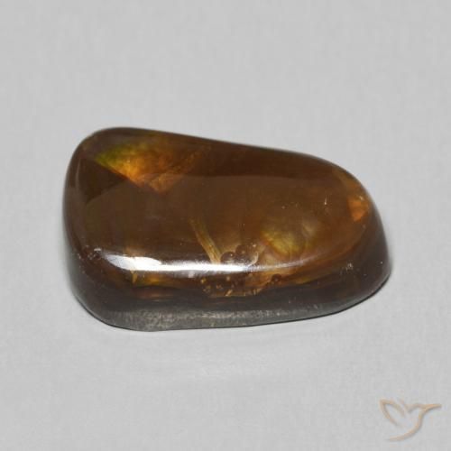 Ágata de fogo Multicolorido Natural 6.74ct, Chique, Opaco