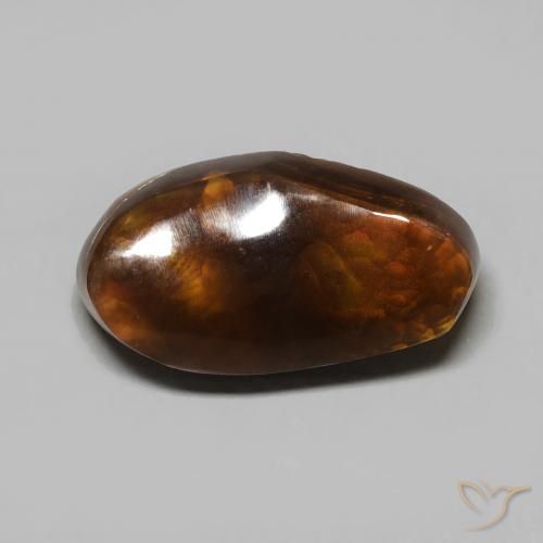 5.59ct Natural Multicolorido Ágata de fogo, Chique, Opaco
