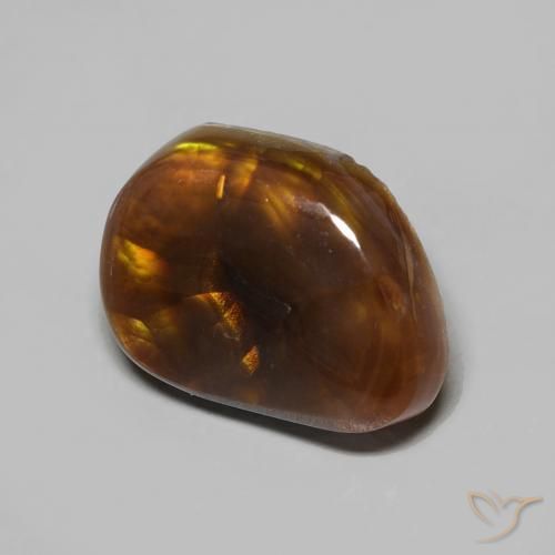 Ágata de fogo Multicolorido Natural 7.75ct, Chique, Opaco