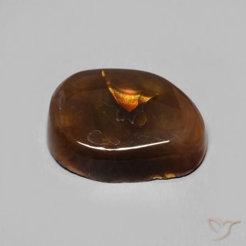 Ágata de fogo Multicolorido Natural 7.75ct, Chique, Opaco