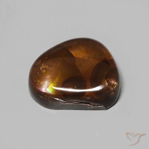Ágata de fogo Multicolorido Natural 4.83ct, Chique, Opaco
