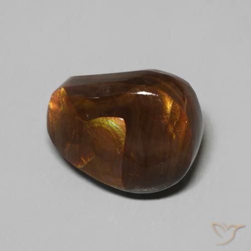 Ágata de fogo Multicolorido Natural 5.20ct, Chique, Opaco