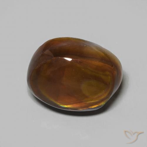 4.80ct Natural Multicolorido Ágata de fogo, Chique, Opaco