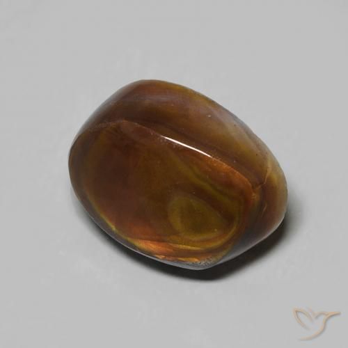 Ágata de fogo Multicolorido Natural 4.80ct, Chique, Opaco