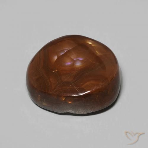 Ágata de fogo Multicolorido Natural 7.26ct, Chique, Opaco