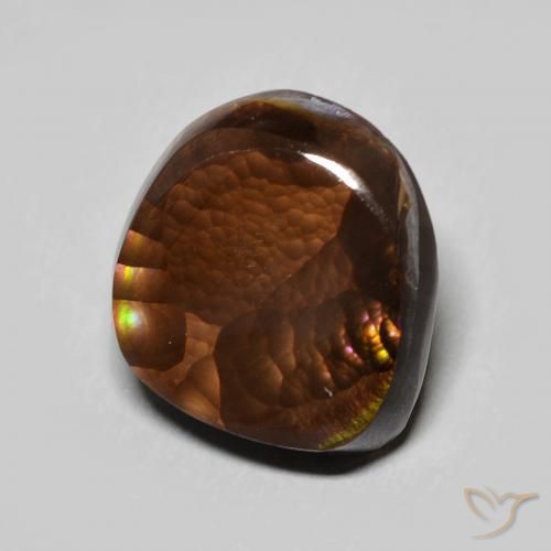 Ágata de fogo Multicolorido Natural 6.14ct, Chique, Opaco