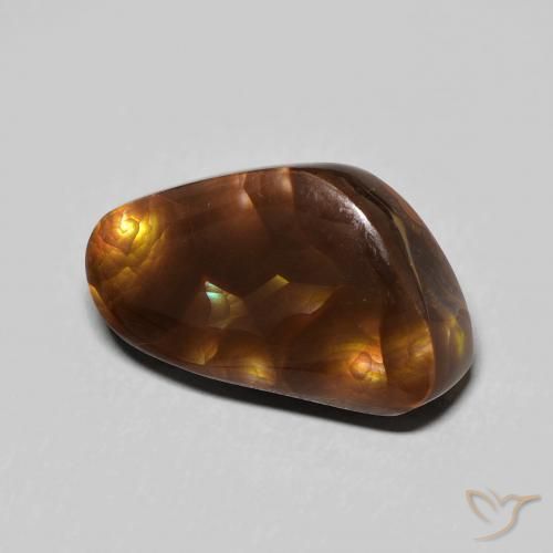 Ágata de fogo Multicolorido Natural 8.42ct, Chique, Opaco