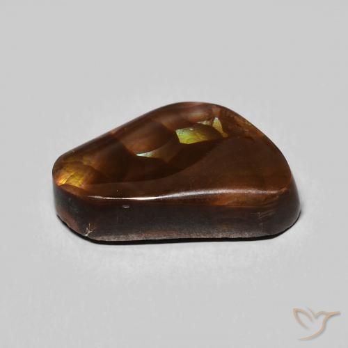 Ágata de fogo Multicolorido Natural 8.42ct, Chique, Opaco