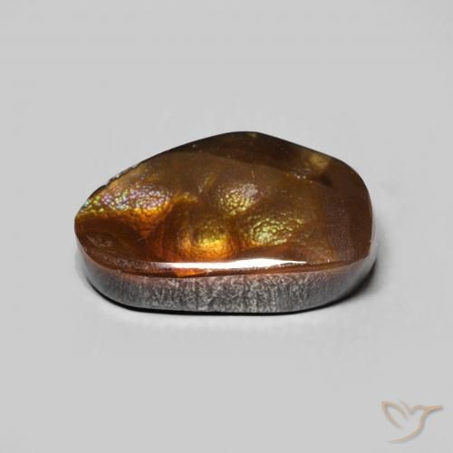 Ágata de fogo Multicolorido Natural 3.62ct, Chique, Opaco