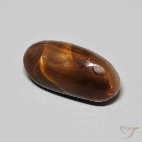 Ágata de fogo Multicolorido Natural 7.37ct, Chique, Opaco
