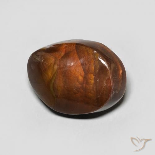 Ágata de fogo Multicolorido Natural 7.06ct, Chique, Opaco