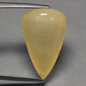 Opala de fogo amarelo natural 15,12ct, transparente, transparente/translúcido