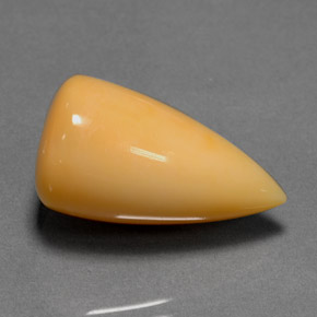 Opala de fogo laranja natural 12,40ct, transparente, transparente/translúcido