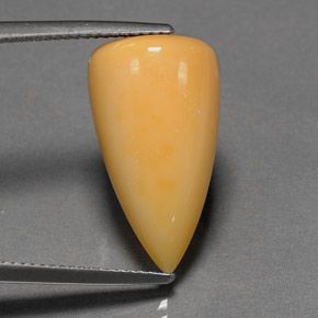 Opala de fogo laranja natural 12,40ct, transparente, transparente/translúcido