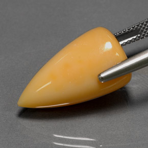 Opala de fogo laranja natural 12,40ct, transparente, transparente/translúcido