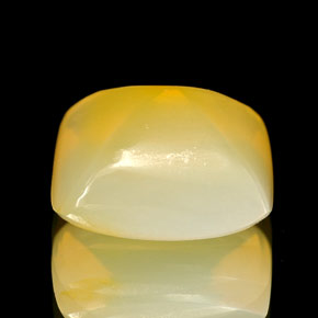 Opala de fogo amarelo natural 2,45ct, transparente, transparente/translúcido