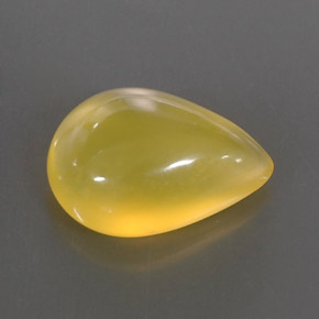 Opala de fogo amarelo natural 4,75ct, transparente, transparente/translúcido